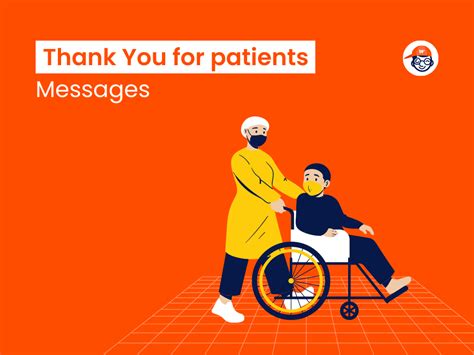 thanking patients for their trust